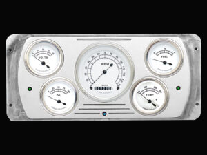 1937 Dodge Car Billet Aluminum 5 Gauge Panel w/ Classic Instruments Gauges