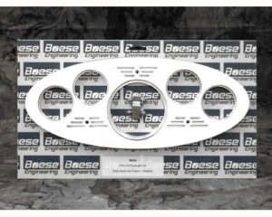 1933-1934 Plymouth Aluminum 5 Gauge Panels