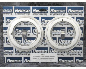 37 38 39 Plymouth Car Billet Aluminum Dash Insert for 3 3/8" Quads (Auto Meter, Classic Instruments or Dolphin)