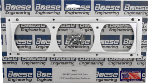 1946-1948 Plymouth Car 3 Gauge Aluminum Gauge Panels for 3 3/8" Auto Meter Street Rod