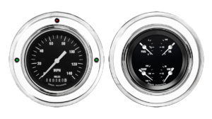 1952-1955 Buick Aluminum Gauge Panels w/ Classic Instruments Hot Rod Gauges