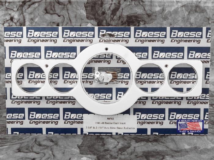 1941-1948 Pontiac 5 gauge Billet Aluminum Gauge Panels