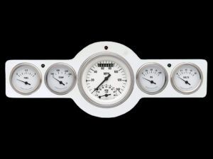 1941-1948 Pontiac Aluminum 5 Gauge Panel w/ Classic Instruments Gauges (Ultimate Speedometer)