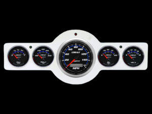 1941-1948 Pontiac Aluminum Gauge Panel w/ Auto Meter Cobalt Gauges