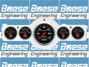 1941-1948 Pontiac Car Billet Aluminum Gauge Panel w/ Sport-Comp Gauges