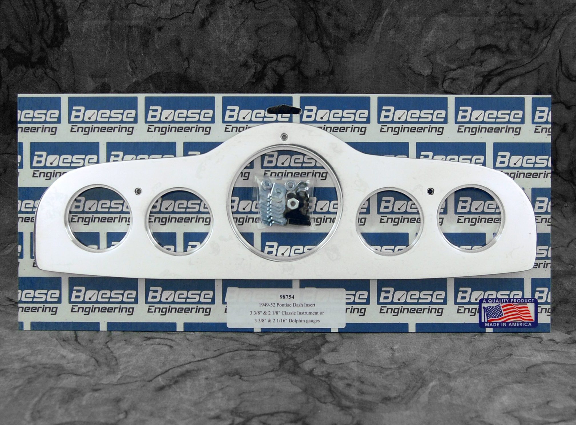 1949-1952 Pontiac 5 gauge Billet Aluminum Gauge Panels