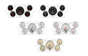 1940-1949 International Truck Aluminum Gauge Panel w/ AutoMeter Street Rod Series Gauges