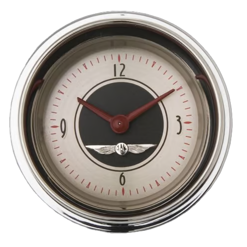 AN90SHC Classic Instruments 2 1/8" All American Nickel Clock