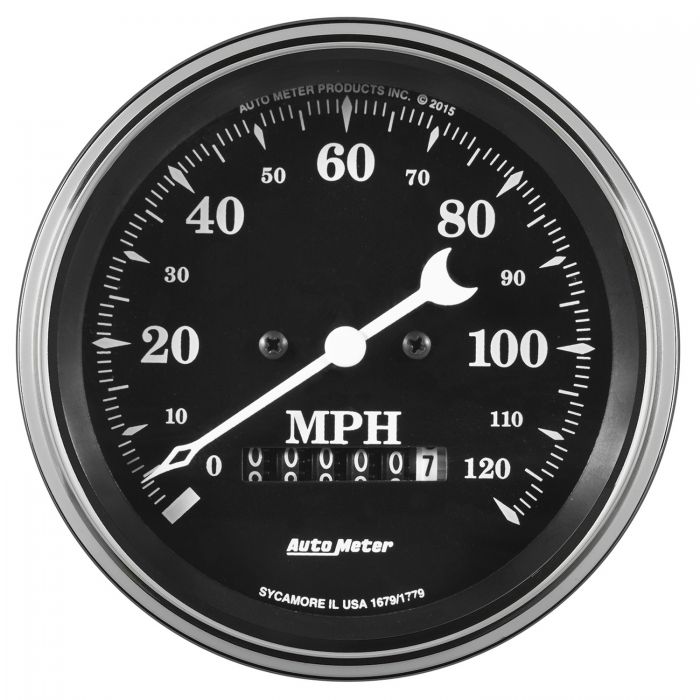1964-1965 Chevelle Aluminum Adapter Panel w/ Auto Meter Street Rod Series Gauges - Image 12
