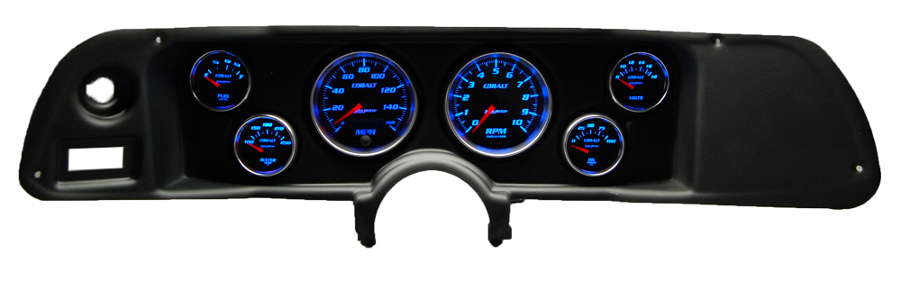 1970-1978 Chevrolet Camaro Auto Meter Direct Fit Instrument Panel w/ Cobalt Gauges - Image 2
