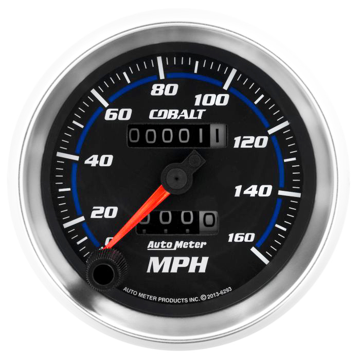 1949-1952 Pontiac Aluminum Gauge Panel w/ AutoMeter Cobalt Gauges - Image 6