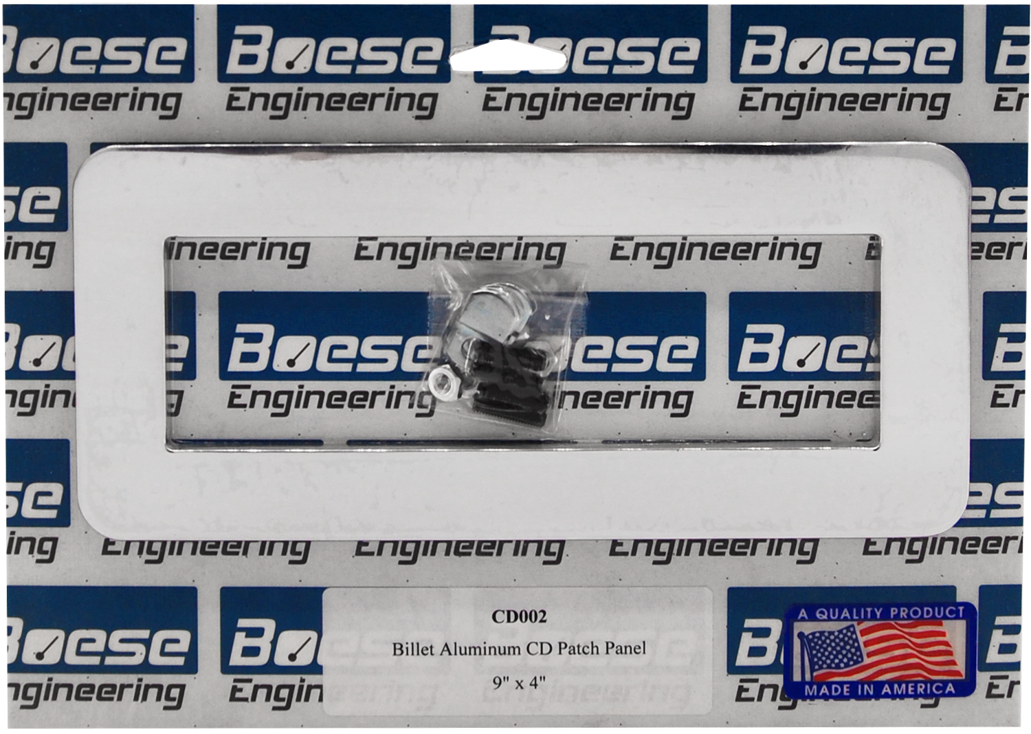 CD002 Universal Aluminum Stereo Adapter / CD Patch Panel 9" x 4"