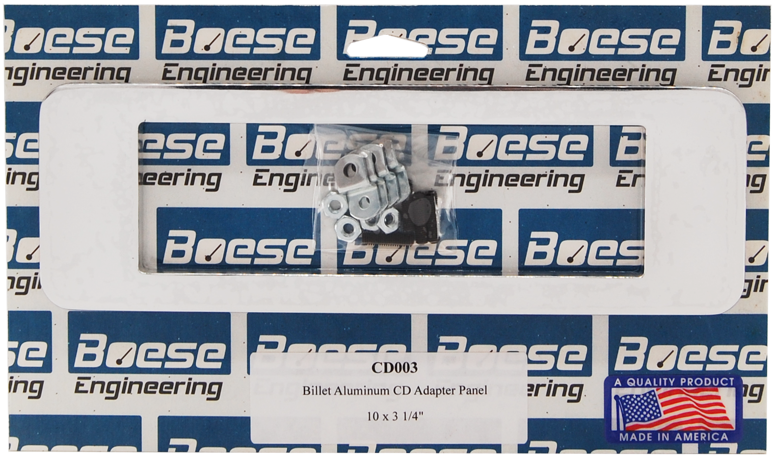 CD003 Universal Aluminum Radio Adapter / CD Patch Panel 10" x 3 1/4" - Image 2