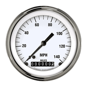 1949-1952 Pontiac Aluminum 5 Gauge Panel w/ Classic Instruments Gauges - Image 6