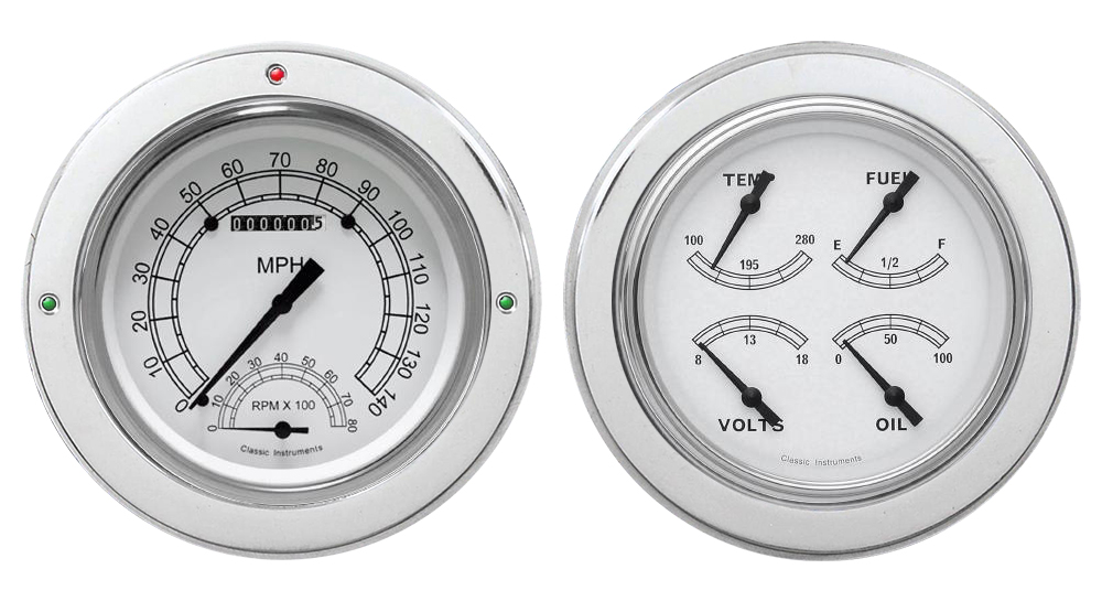 1954-1955 Chevy Truck Classic Instruments Direct Fit Packages (SpeedTachular) - Image 6