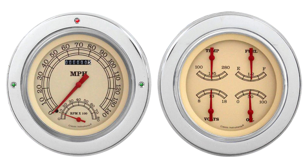 1954-1955 Chevy Truck Classic Instruments Direct Fit Packages (SpeedTachular) - Image 3