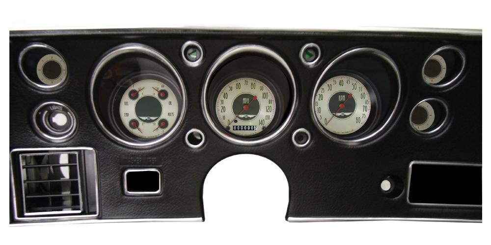 1970-1972 Chevelle Package by Classic Instruments (All American Nickel)