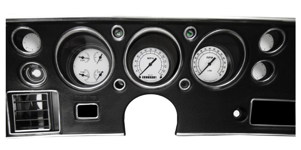 1970-1972 Chevelle Package by Classic Instruments (Classic White)