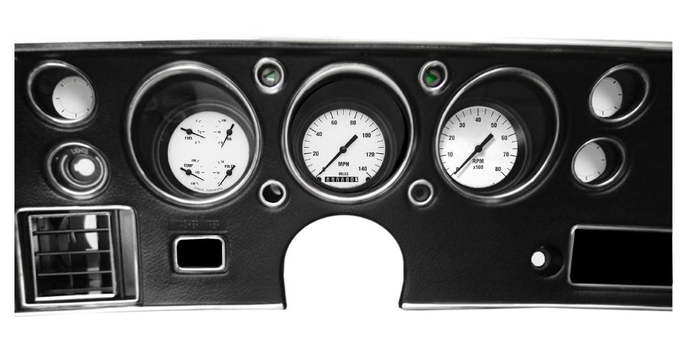 1970-1972 Chevelle Package by Classic Instruments (White Hot)