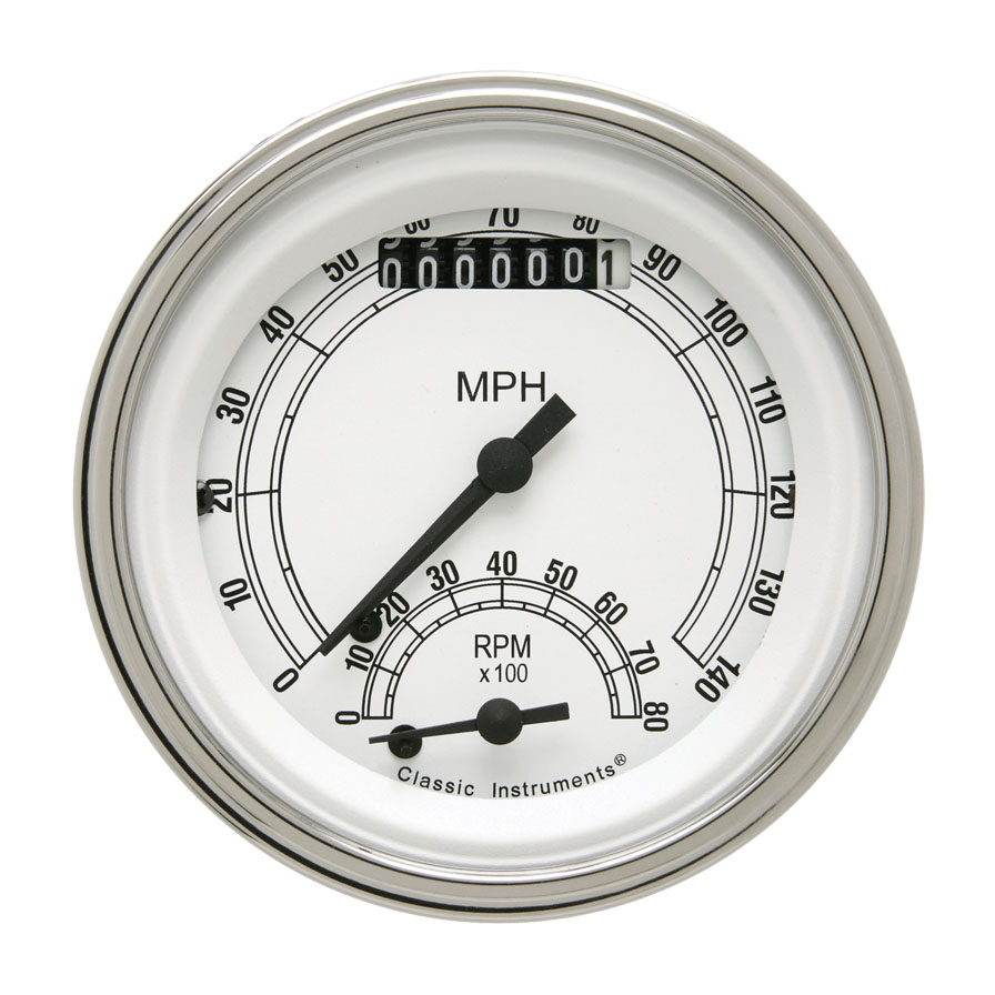 1957 Ford Fairlane Aluminum 5 Gauge Panel w/ Classic Instruments Gauges (Ultimate Speedometer) - Image 8