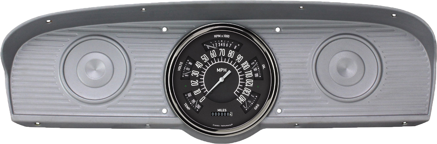 1961-1966 Ford F100 Truck Direct Fit Package by Classic Instruments (Black)