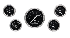 HR00SLF Classic Instruments Hot Rod 5 Gauge Kit (3 3/8" & 2 1/8")