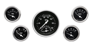 HR35SLF Classic Instruments Hot Rod 5 Gauge Kit (3 3/8" & 2 1/8")