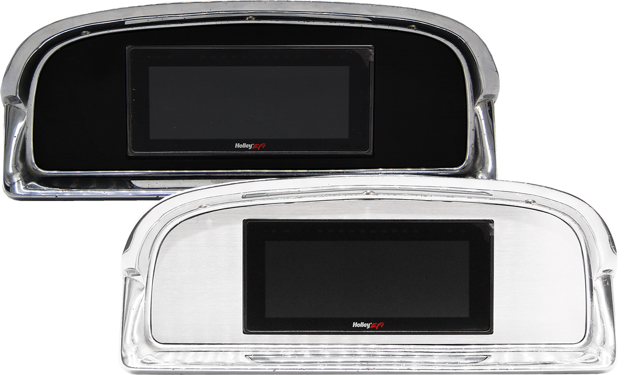 1959 Ford Galaxie / Fairlane Aluminum Gauge Panel w/ Holley 6.86 Pro Dash