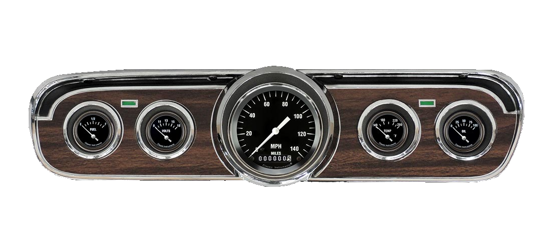 MU65HR 1965-1966 Ford Mustang Direct Fit Hot Rod Series Package by Classic Instruments