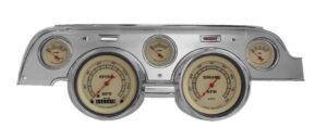1967-1968 Mustang Package by Classic Instruments (Vintage w/ brushed aluminum bezel)