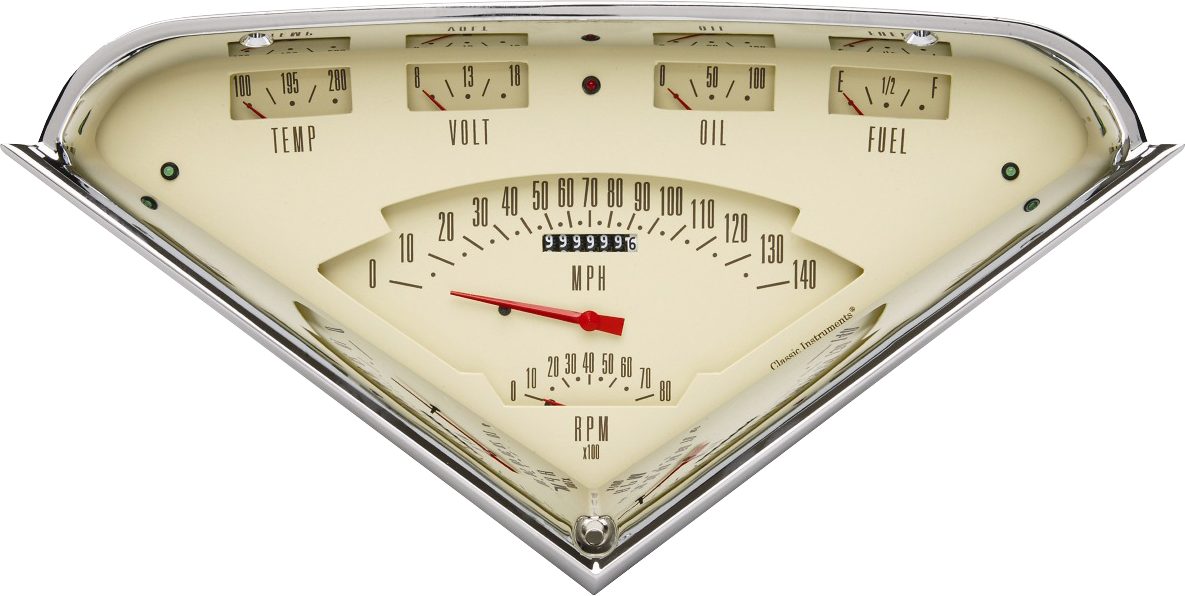 1955-1959 Chevy Truck Classic Instruments Tach-Force Packages - Image 3