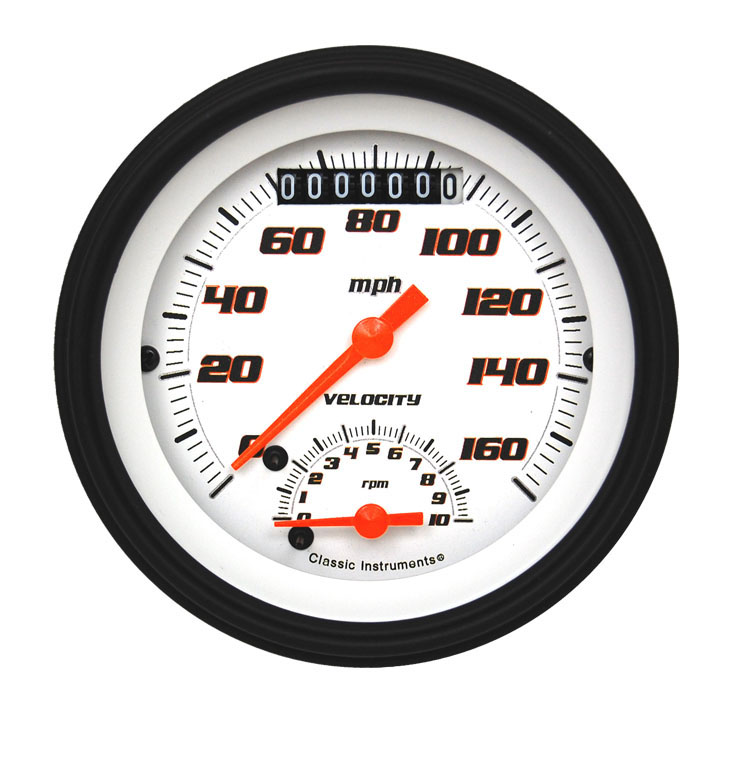 1953-1955 Ford Truck Billet Aluminum 5 Gauge Panel w/ Classic Instruments Gauges (Ultimate Speedometer) - Image 12