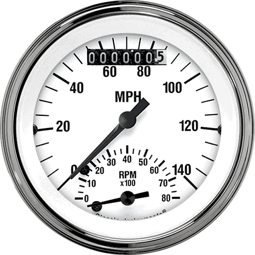 1940-1946 Chevy Truck Billet Aluminum 5 Gauge Panel w/ Classic Instruments Gauges (Ultimate Speedometer) - Image 4